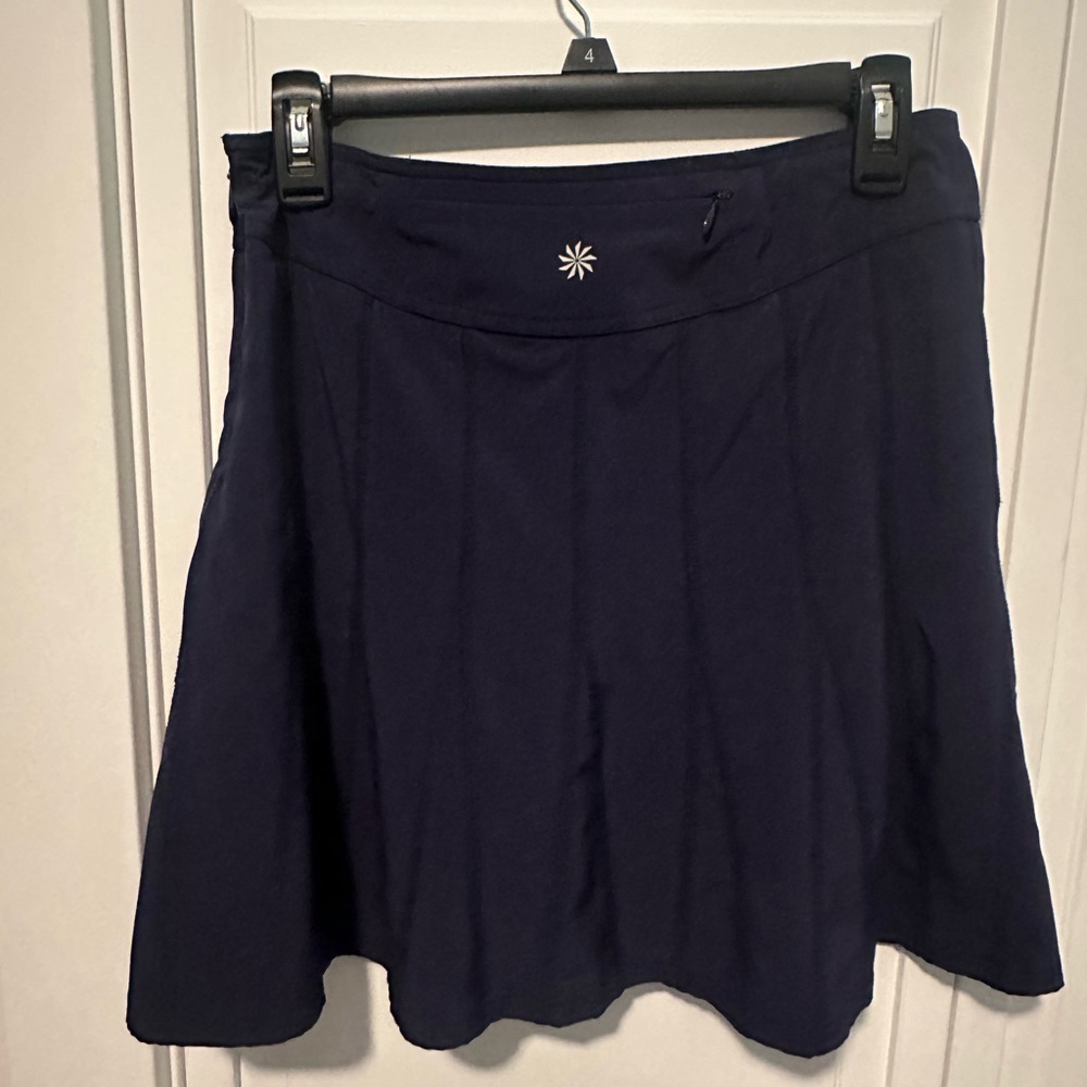 Athleta Dark Blue A-Line Skirt
